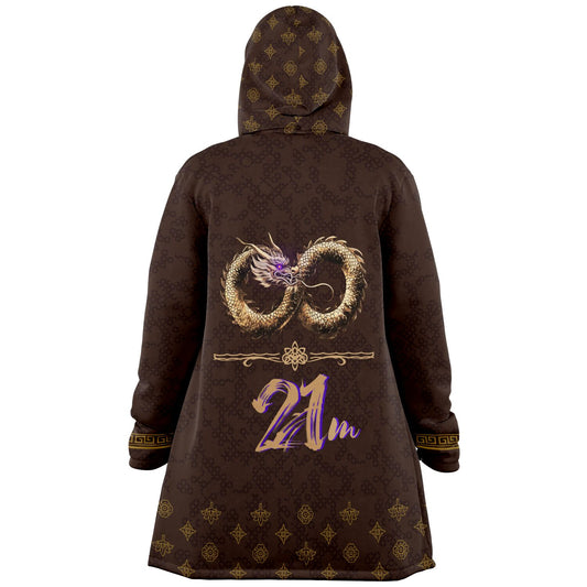 2026 - Brown Infinity Dragon - Microfleece Cloak