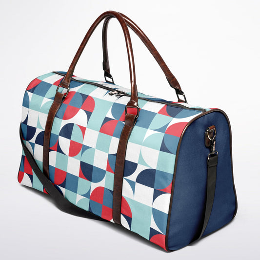 2026 - Geometric Shapes Urban Voyager Duffel Bag
