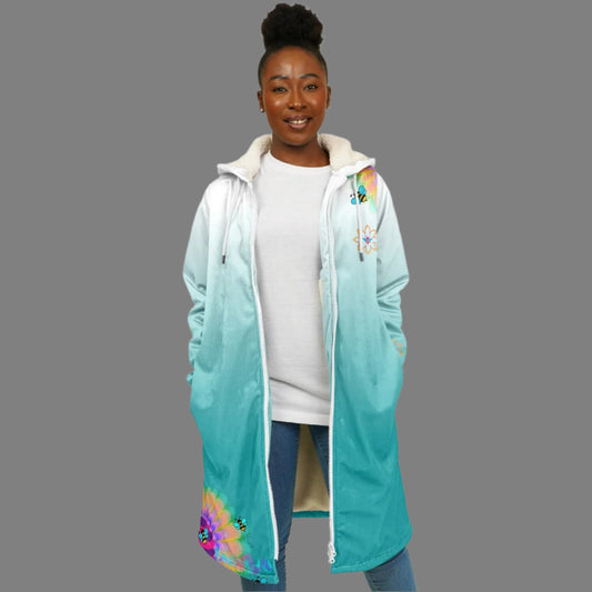 2025 - Hivetalk Gradient Fleece Zipper Cloak