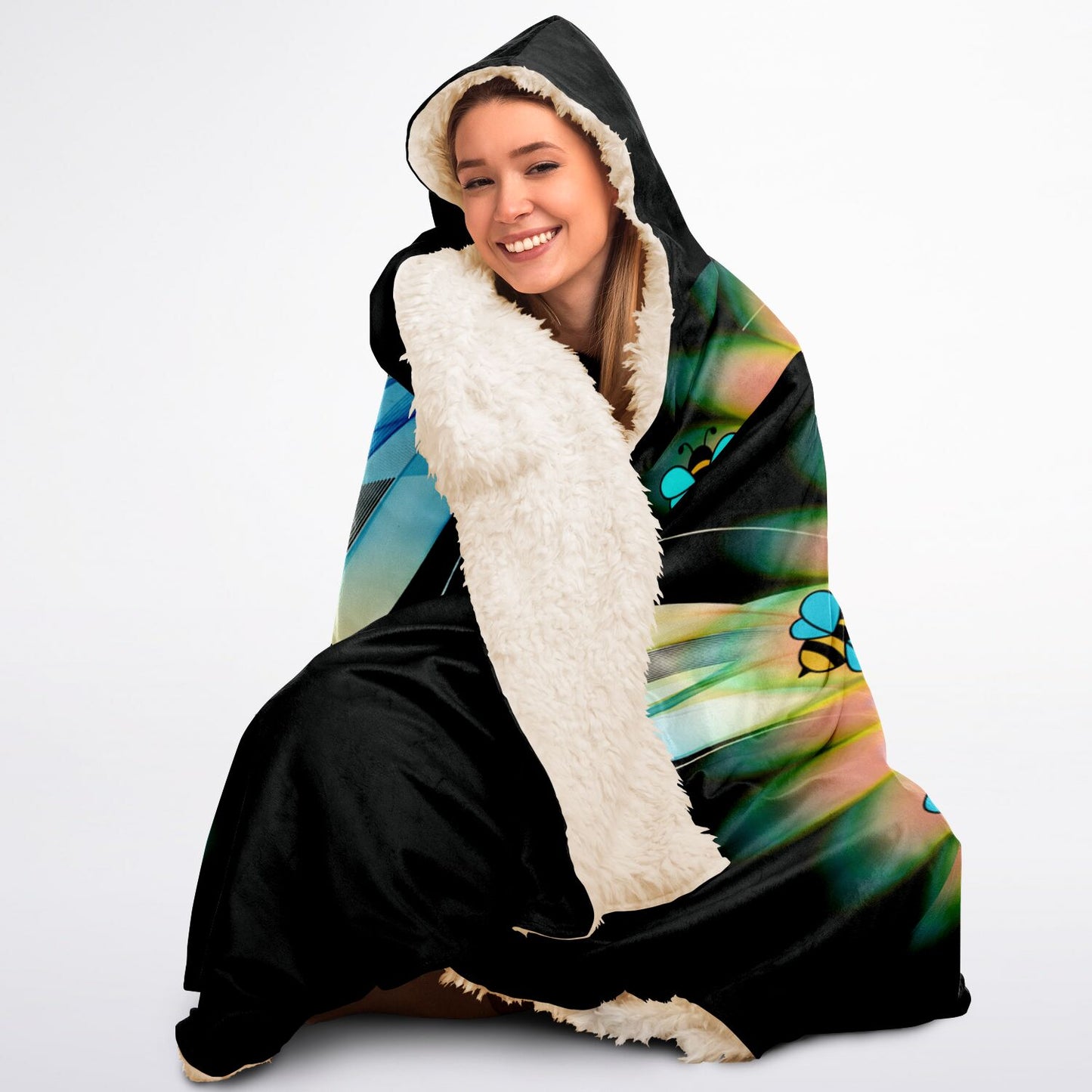 2025- Hivetalk Flow Hooded Blanket Sherpa