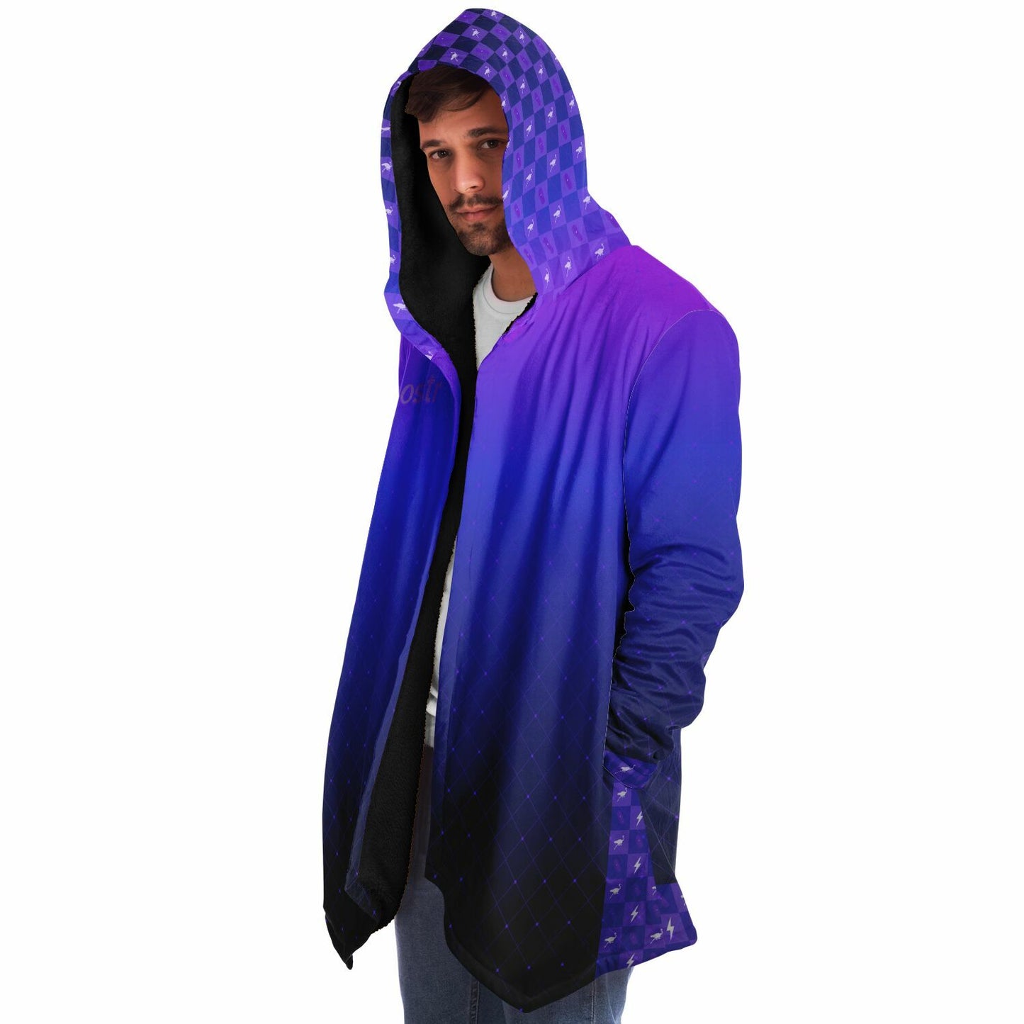 2026 - Dark Nostr Microfleece Cloak - AOP