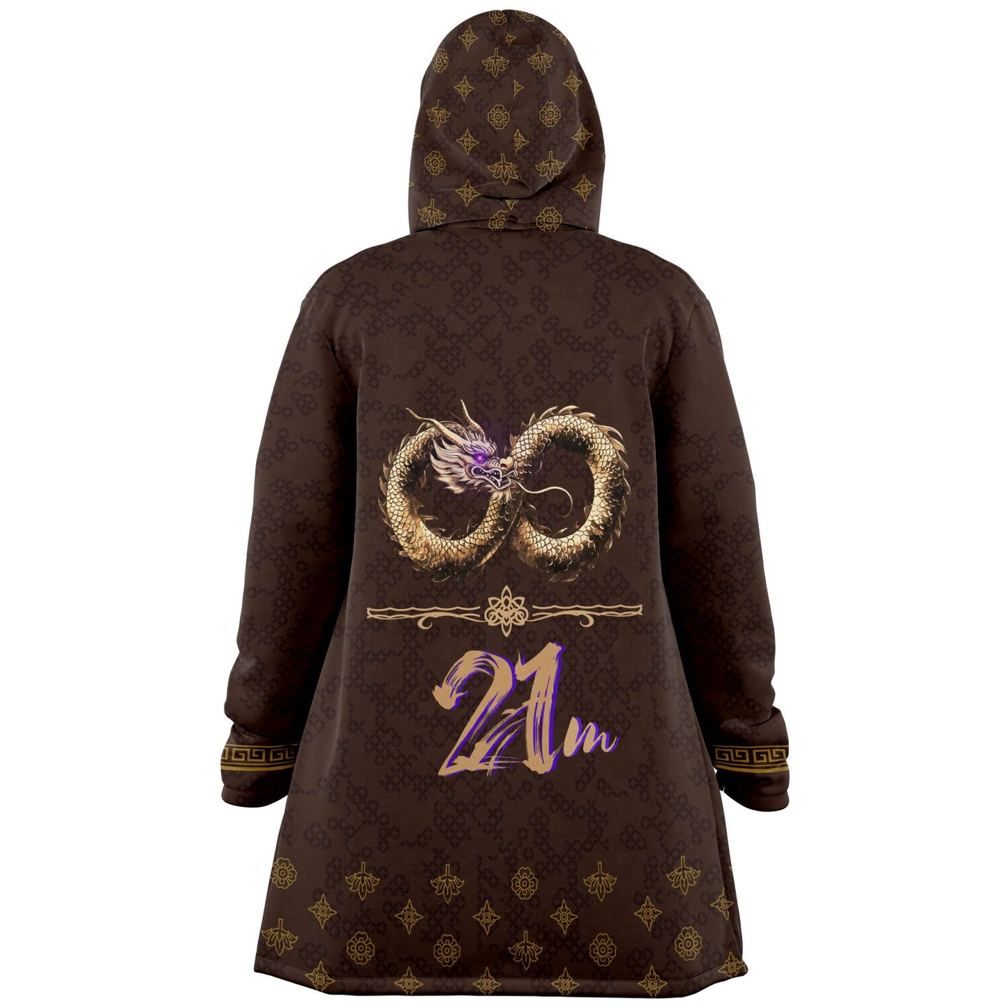 2026 - Brown Infinity Dragon  - Microfleece Cloak