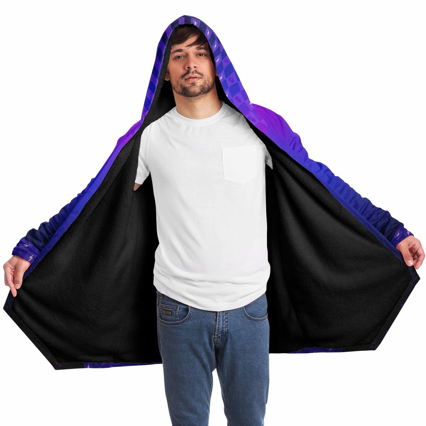 2026 - Dark Nostr Microfleece Cloak - AOP