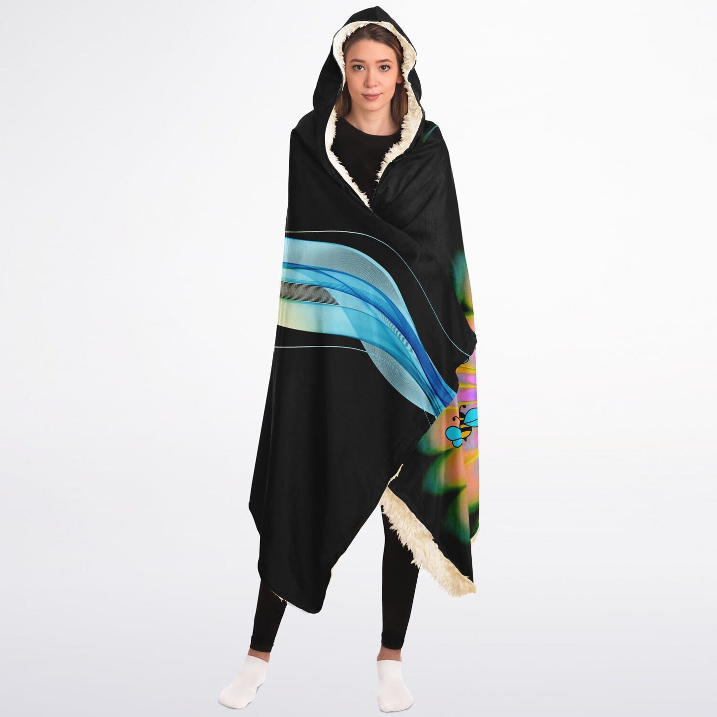 2025- Hivetalk Flow Hooded Blanket Sherpa