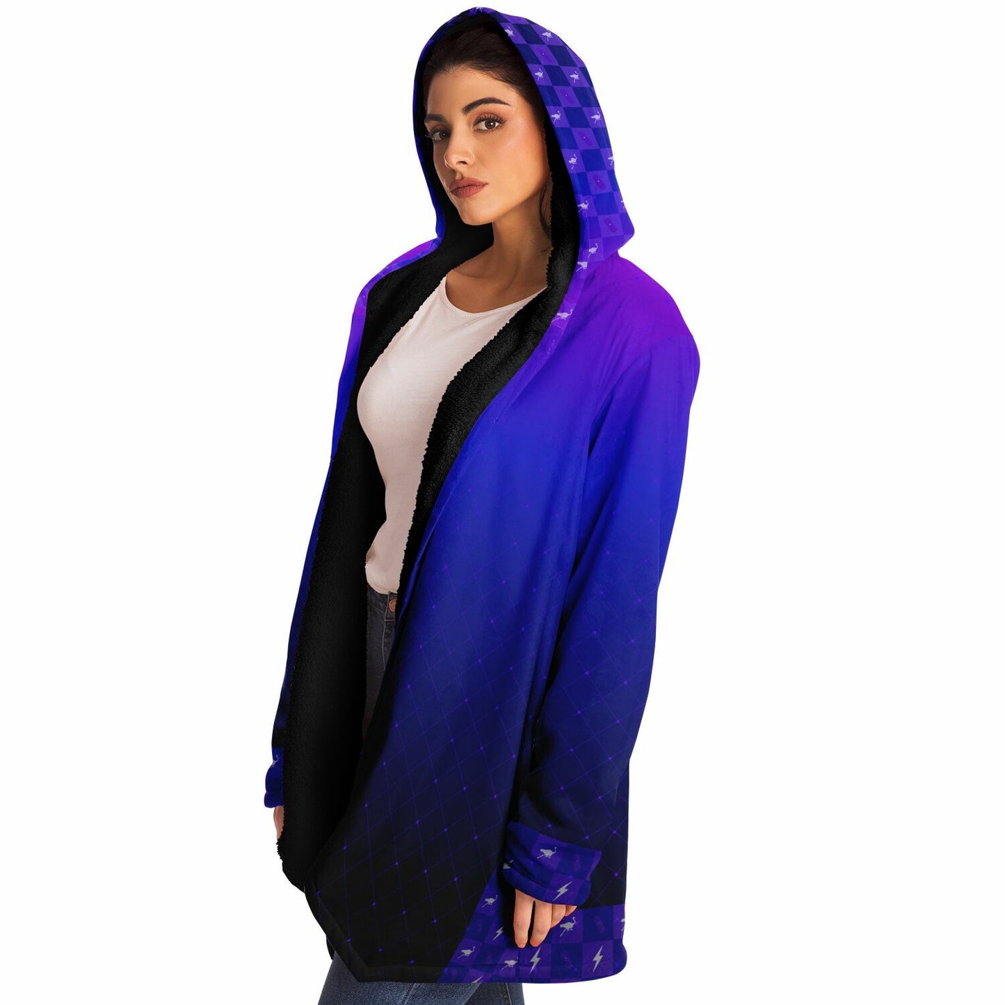2026 - Dark Nostr Microfleece Cloak - AOP