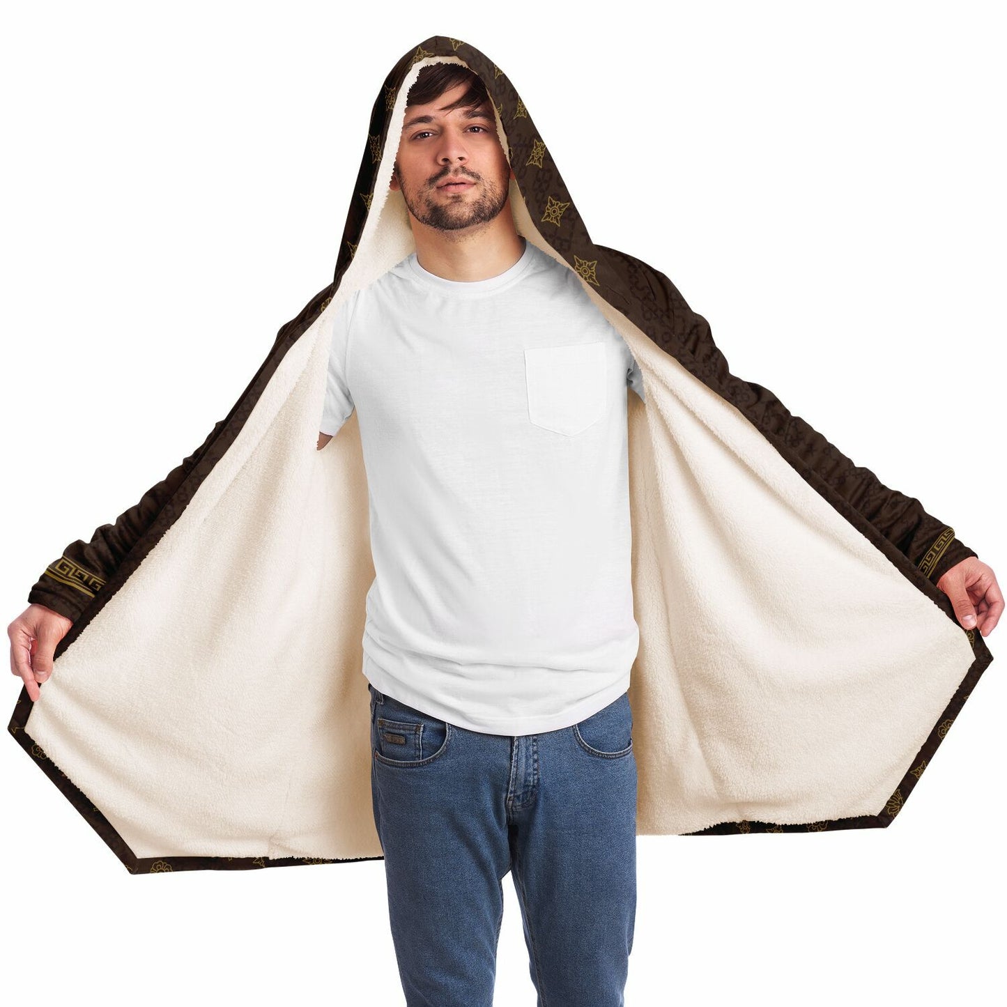 2026 - Brown Infinity Dragon  - Microfleece Cloak