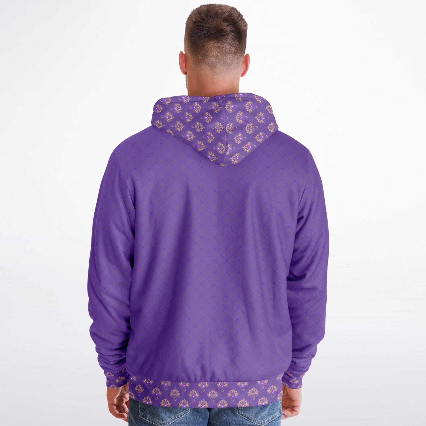 2026 - Violet Hivetalk Microfleece Ziphoodie - AOP