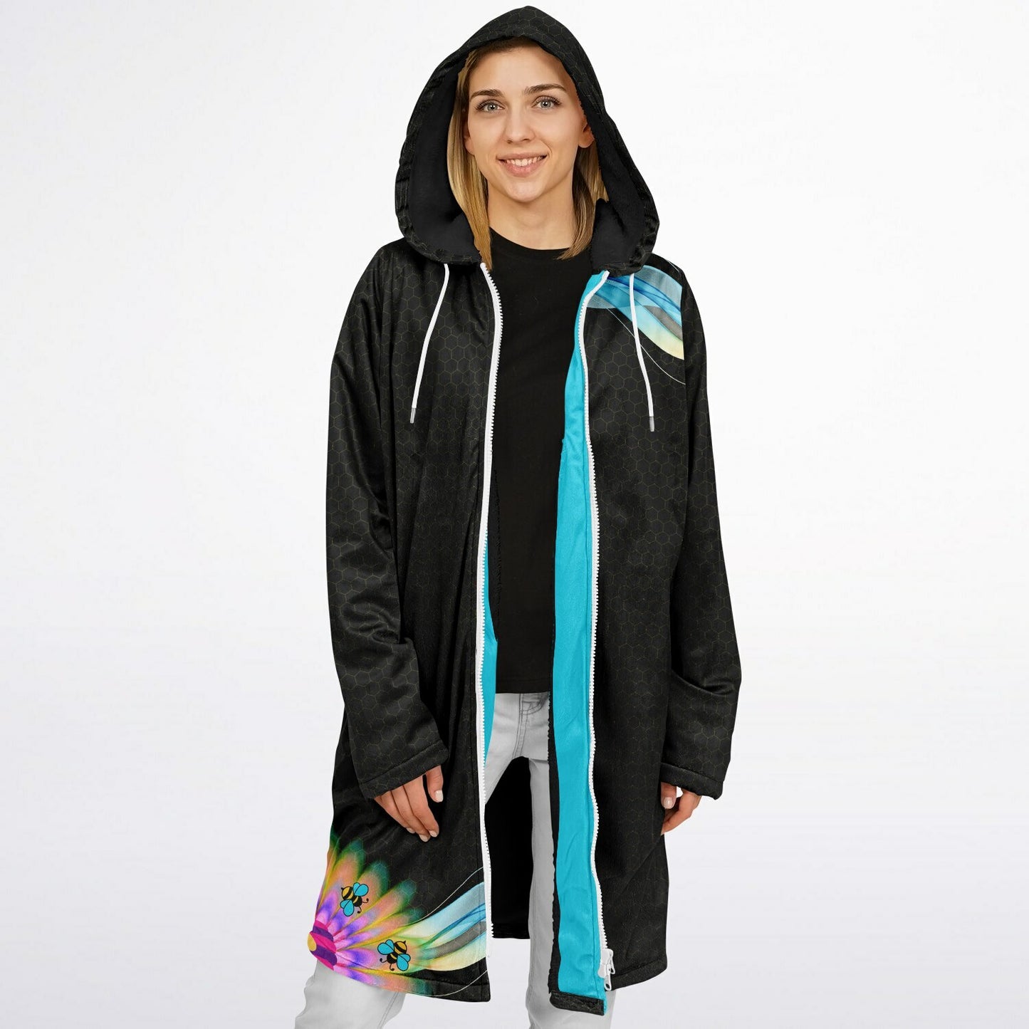 2025 - Hivetalk Flow Zipper Cloak Black