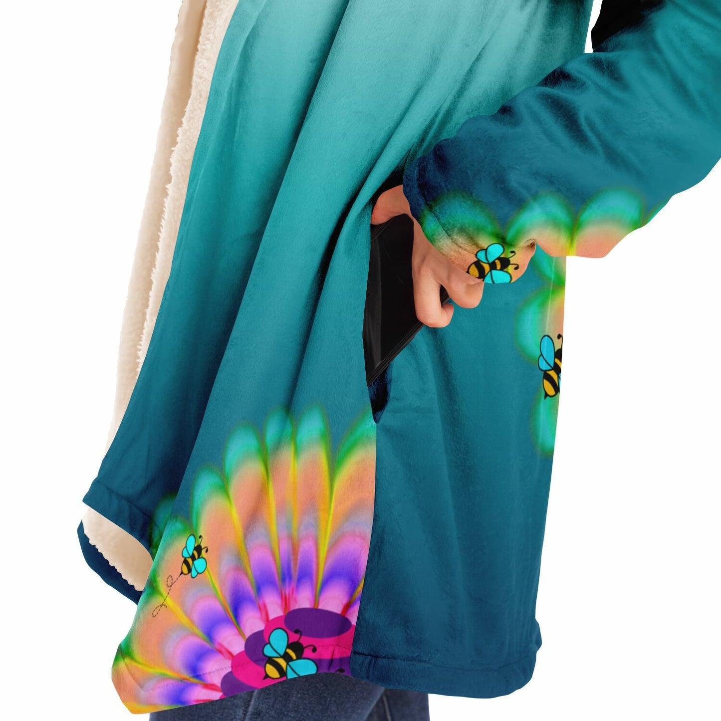 2025 - Hivetalk Microfleece Cloak