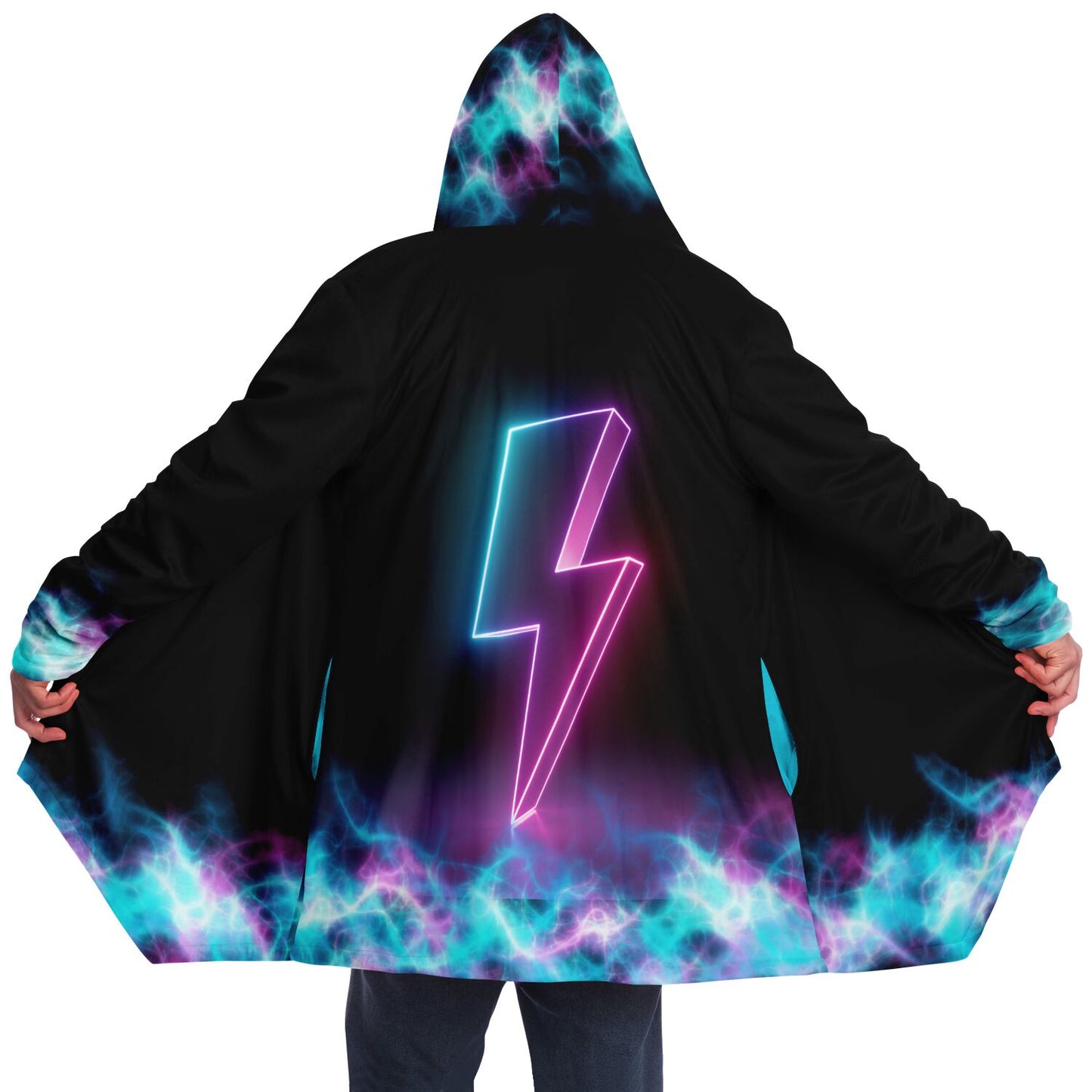 2026 -A Neon Lightning Microfleece Cloak