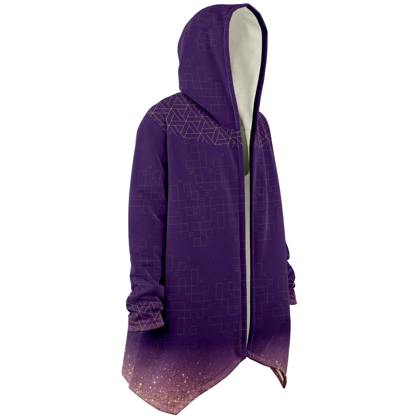 Lightning Purple - Microfleece Cloak - AOP