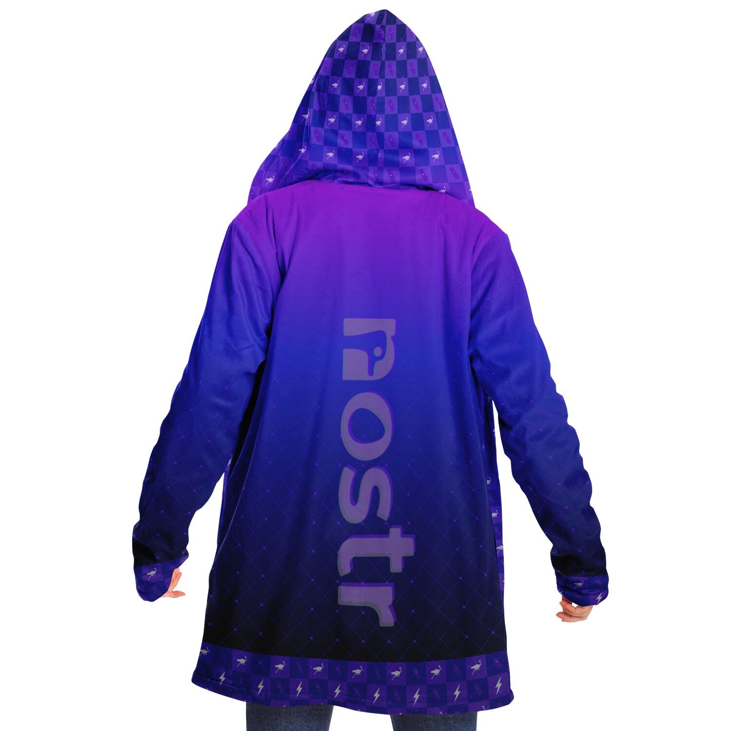 2026 - Dark Nostr Microfleece Cloak - AOP