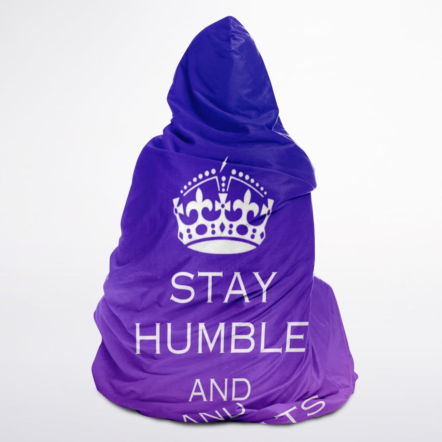 2025 - Stay Humble and Zap Sats - Hooded Blanket Sherpa