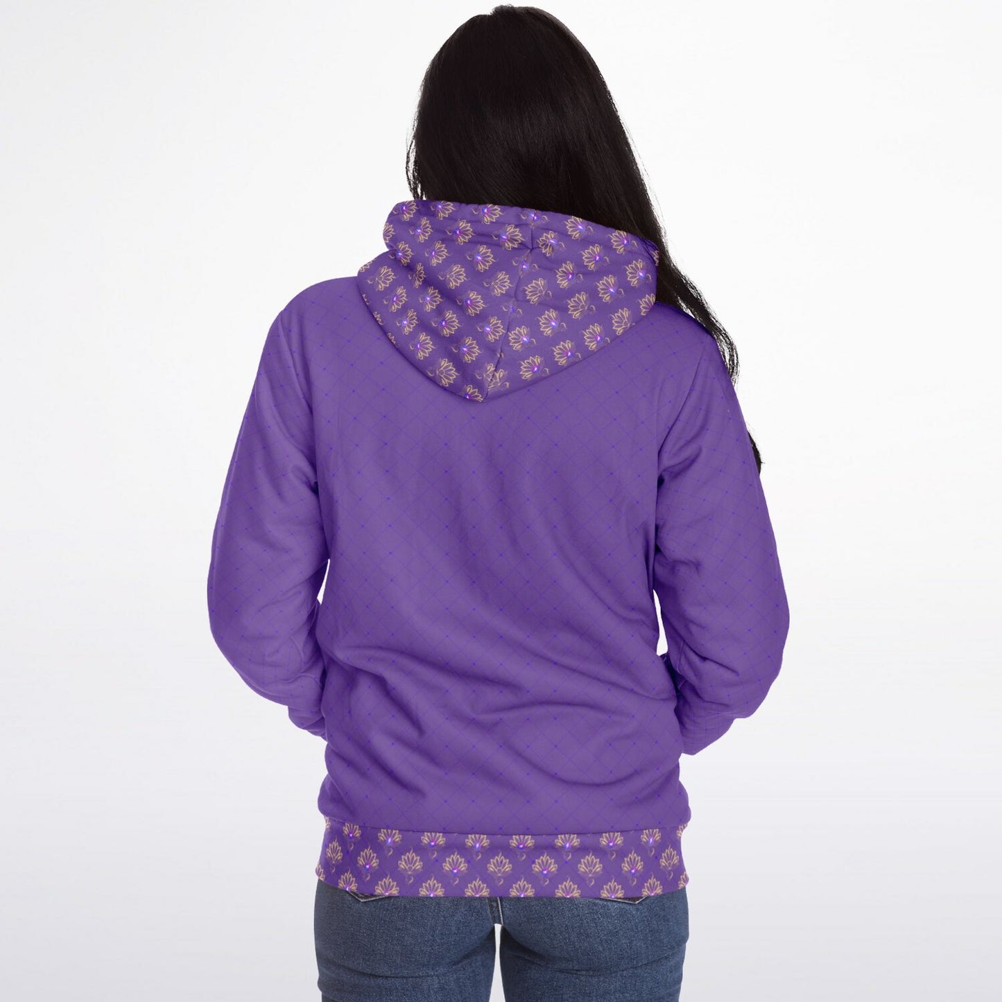 2026 - Violet Hivetalk Microfleece Ziphoodie - AOP