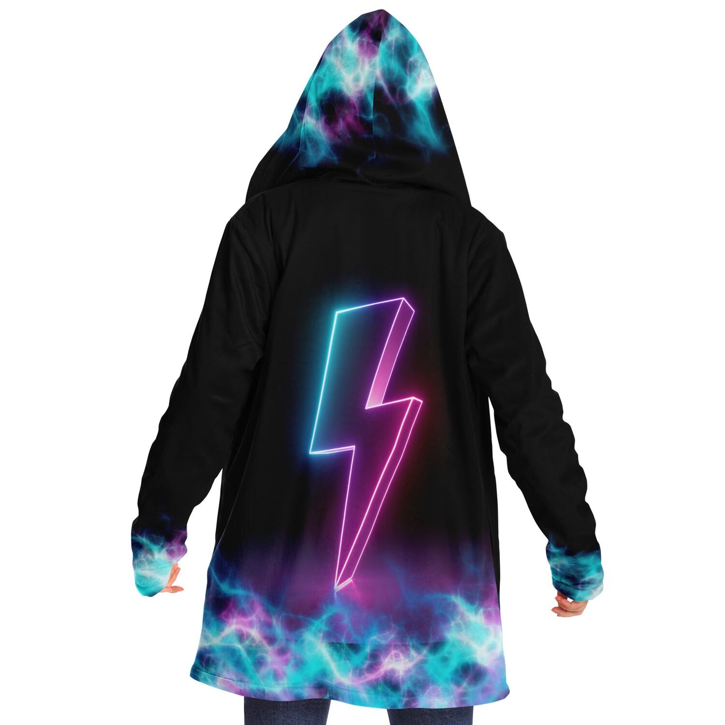 2026 -A Neon Lightning Microfleece Cloak