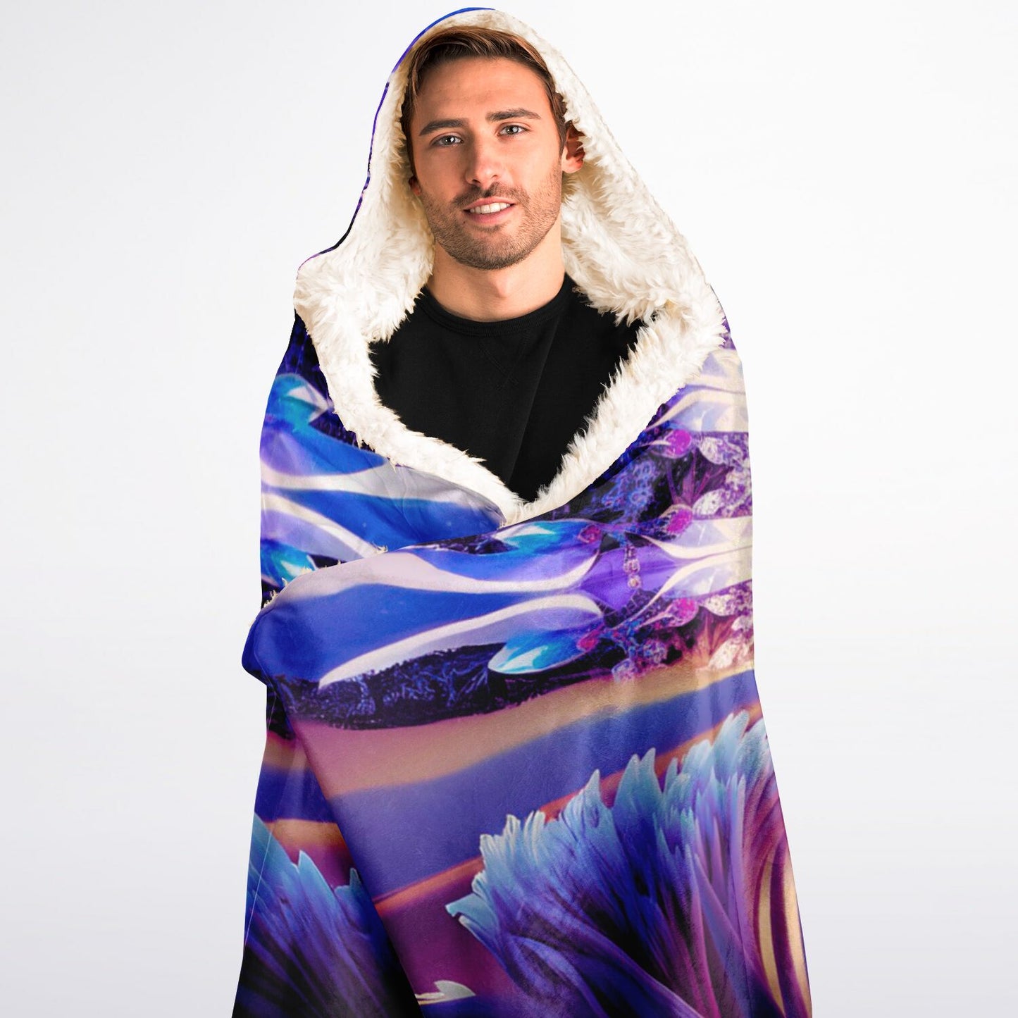 2025 - Nostrich Hooded Blanket Sherpa