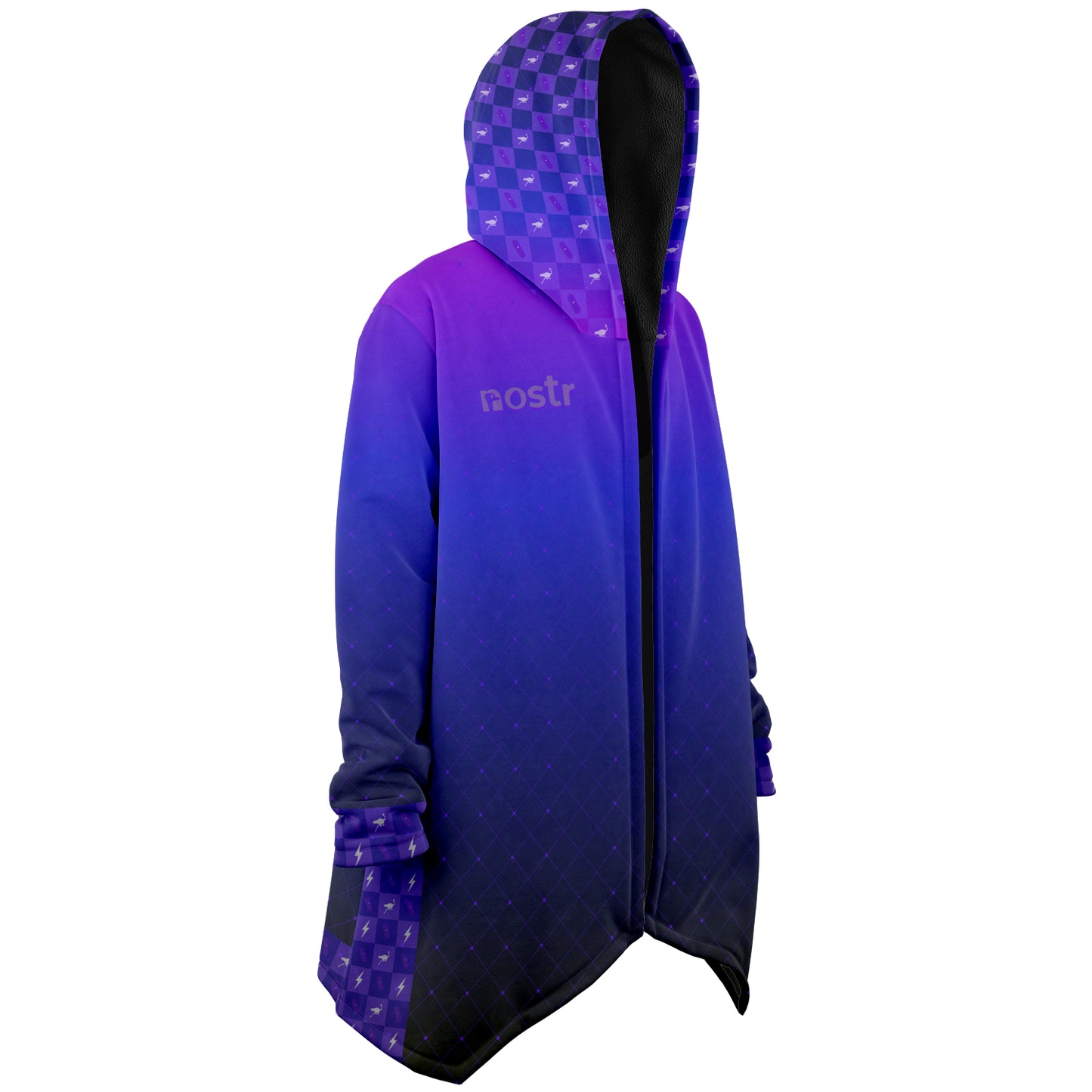 2026 - Dark Nostr Microfleece Cloak - AOP