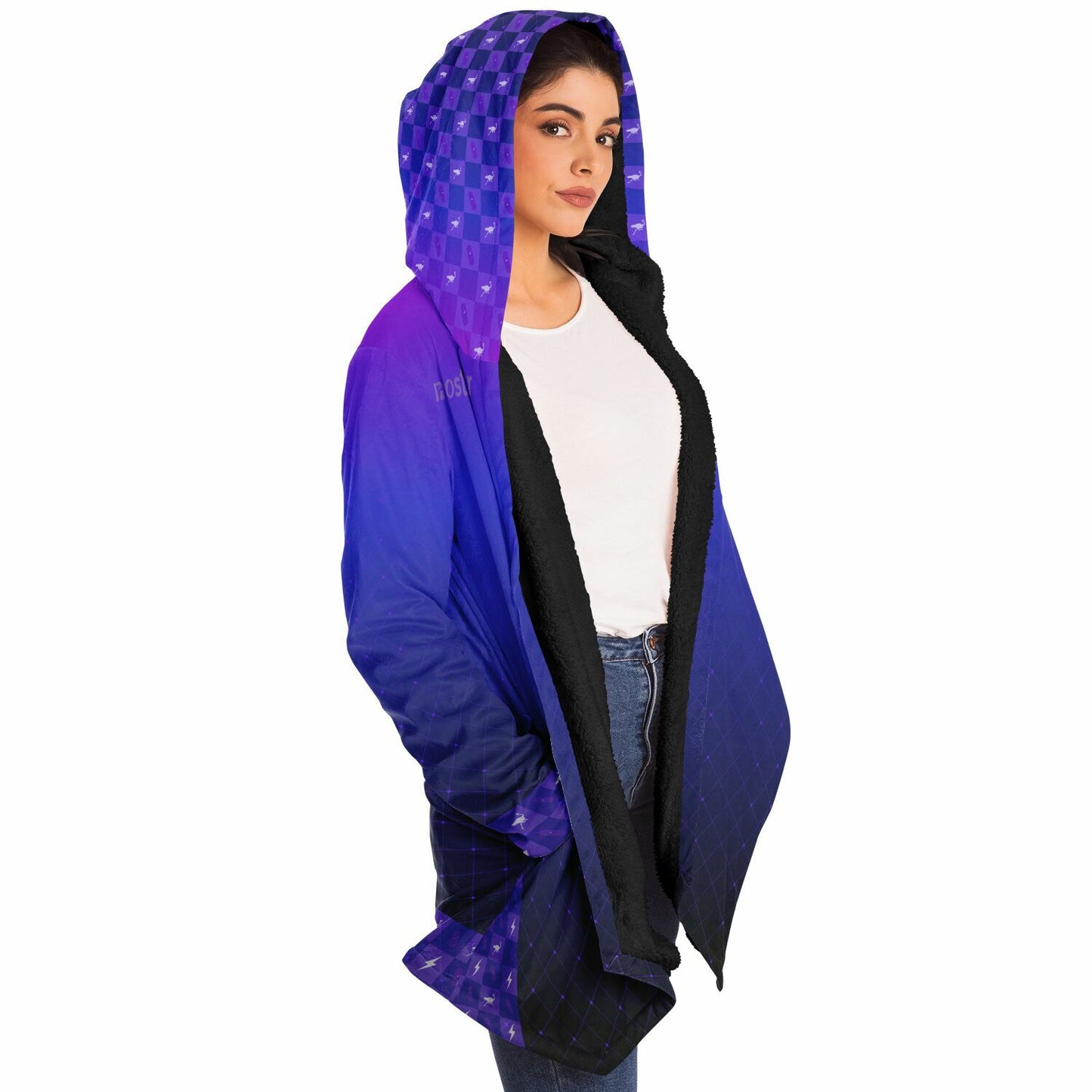 2026 - Dark Nostr Microfleece Cloak - AOP
