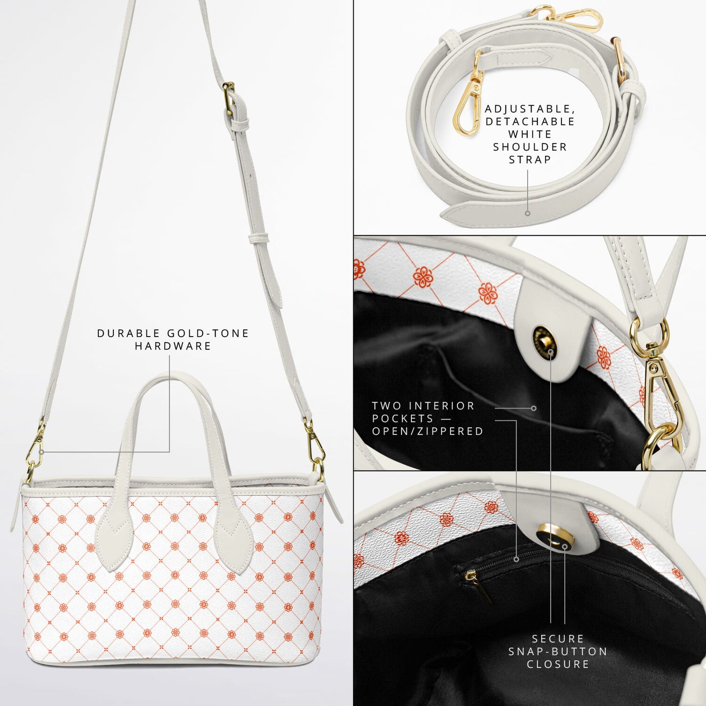 2026 B Hidden - Leather Tote Bag