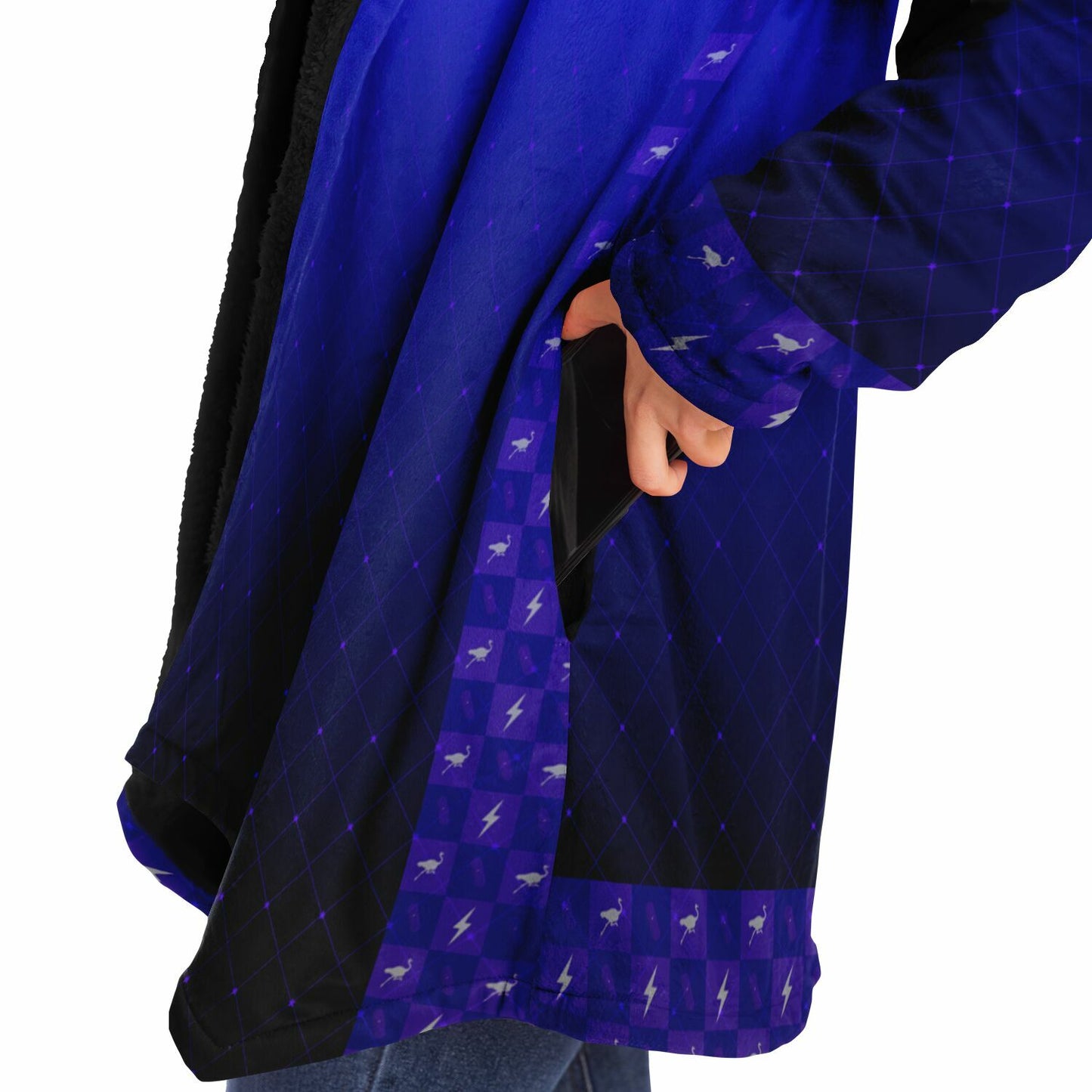 2026 - Dark Nostr Microfleece Cloak - AOP