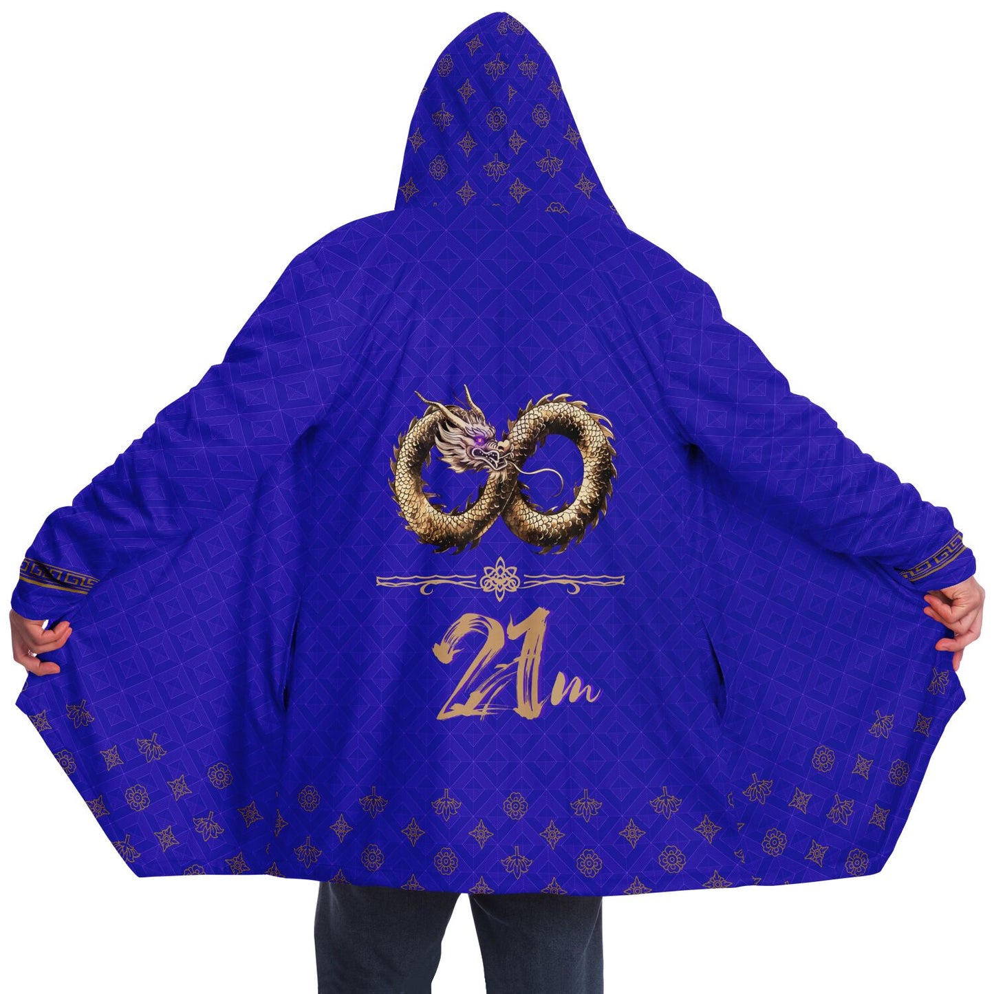 2026 - Purple Infinity Dragon  - Microfleece Cloak