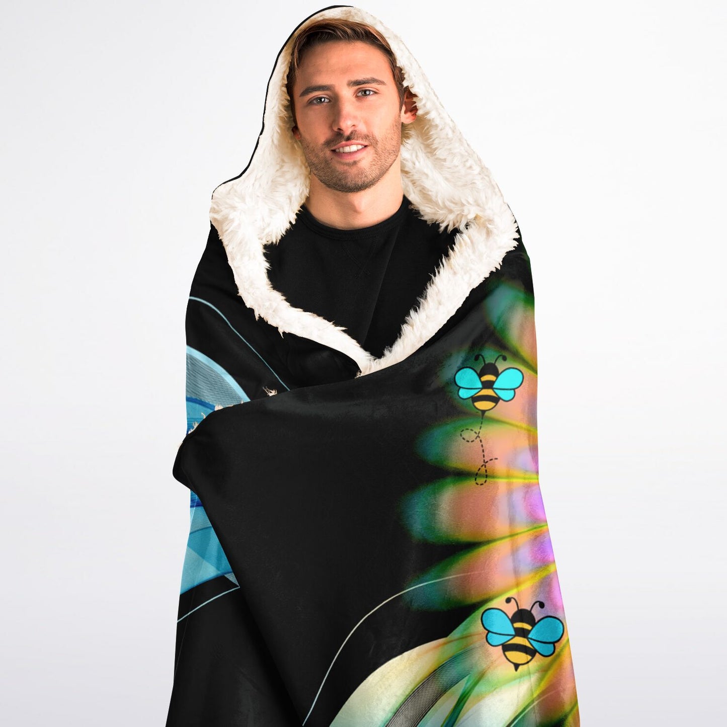 2025- Hivetalk Flow Hooded Blanket Sherpa