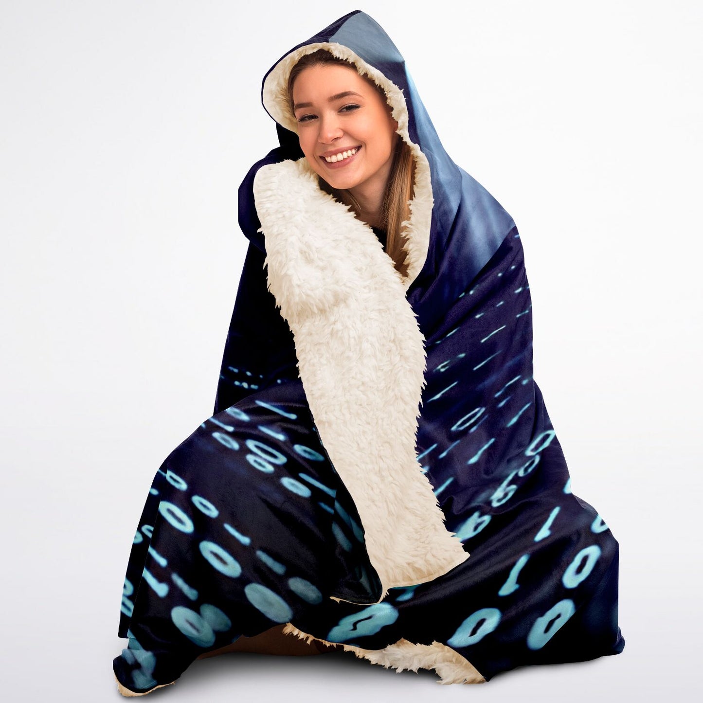 2025 - NEW1's Digital world - Hooded Blanket Sherpa