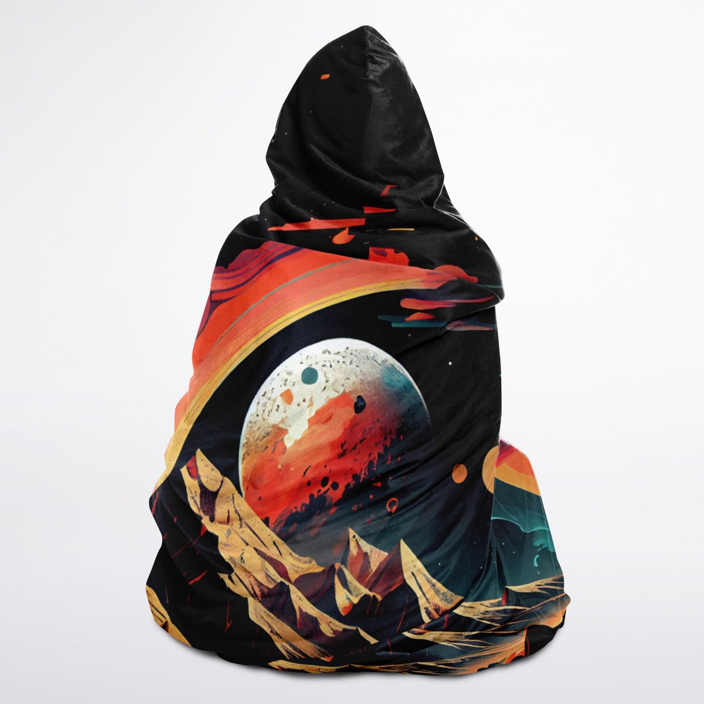 2025 - Moonscape Hooded Blanket Sherpa