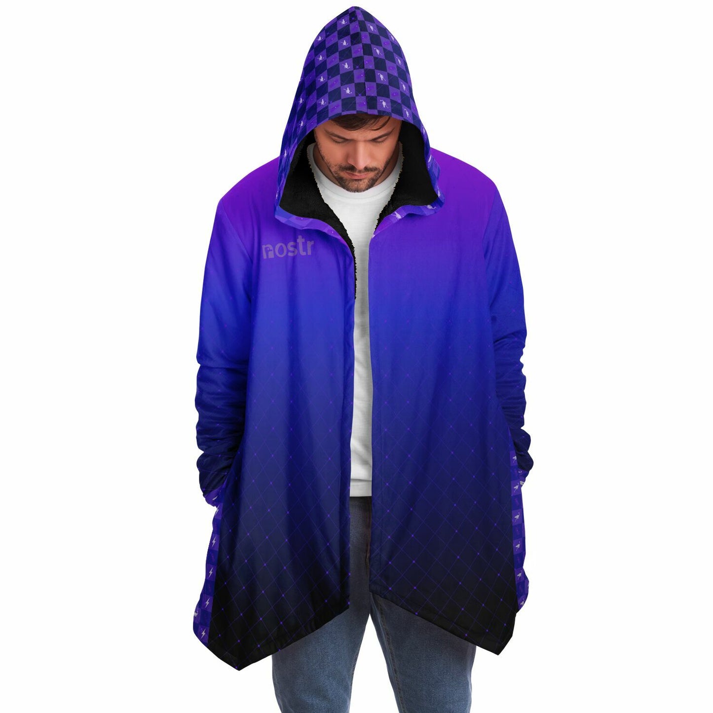 2026 - Dark Nostr Microfleece Cloak - AOP