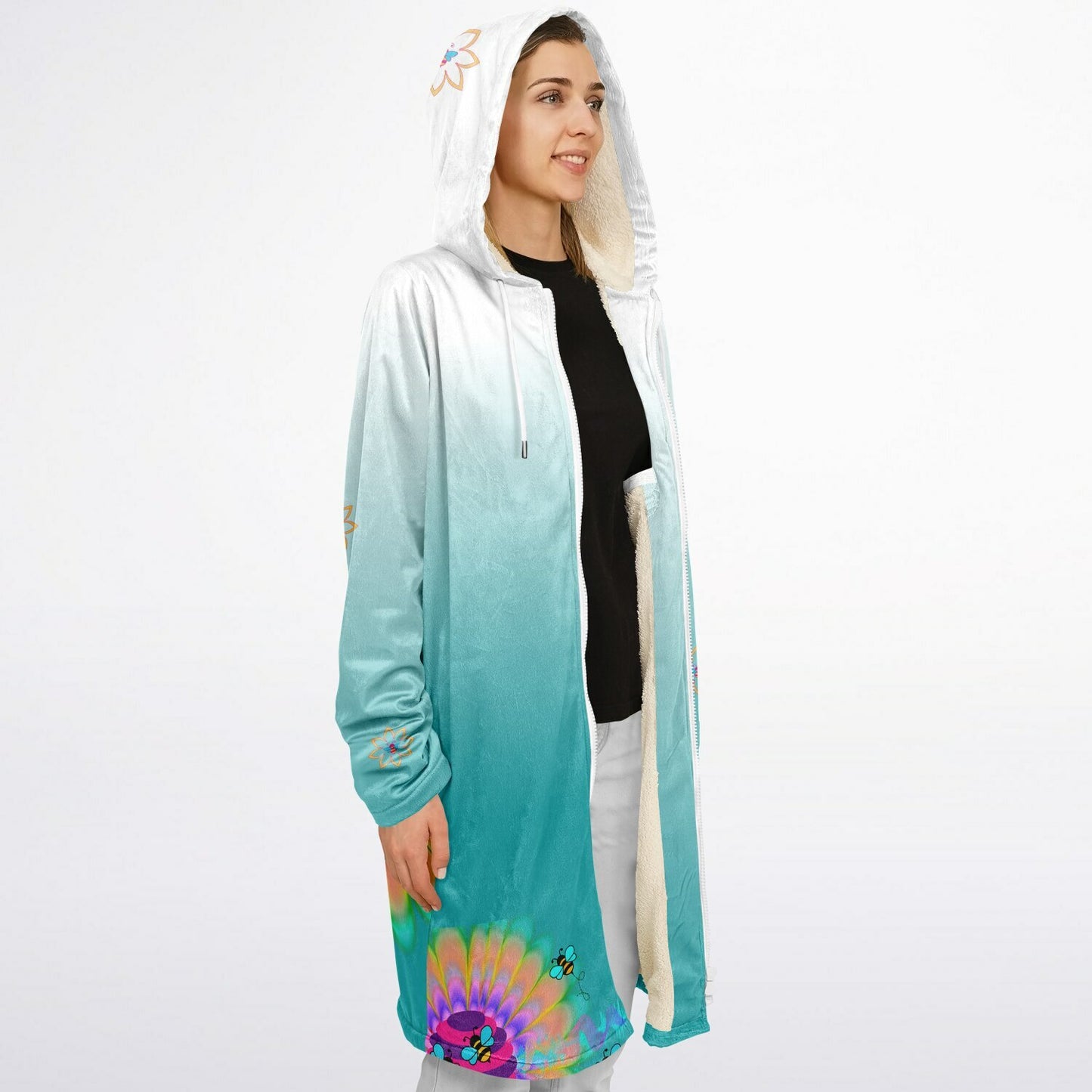 2025 - Hivetalk Gradient Fleece Zipper Cloak