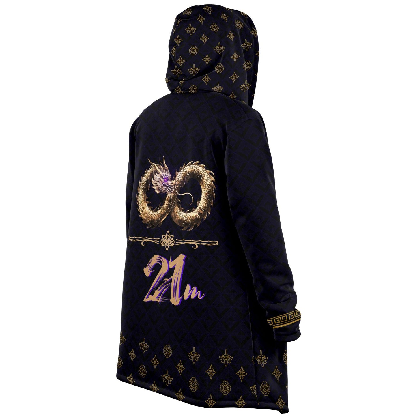 2026 -Black Infinity Dragon  - Microfleece Cloak