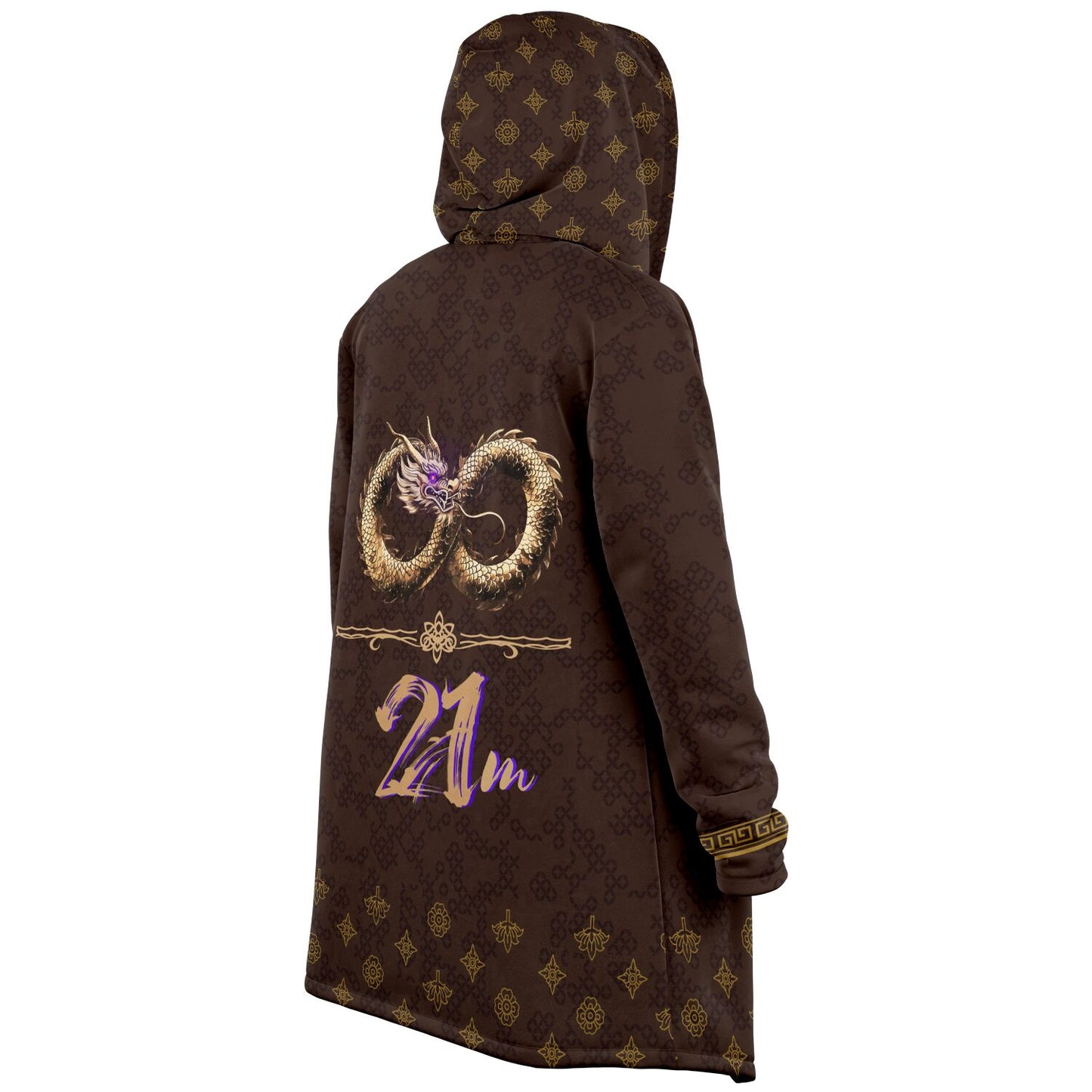 2026 - Brown Infinity Dragon  - Microfleece Cloak