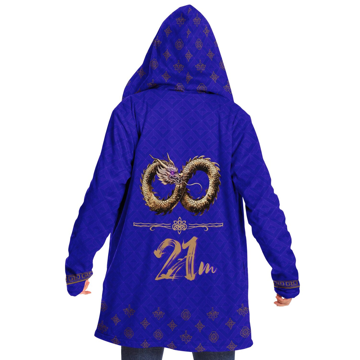 2026 - Purple Infinity Dragon  - Microfleece Cloak