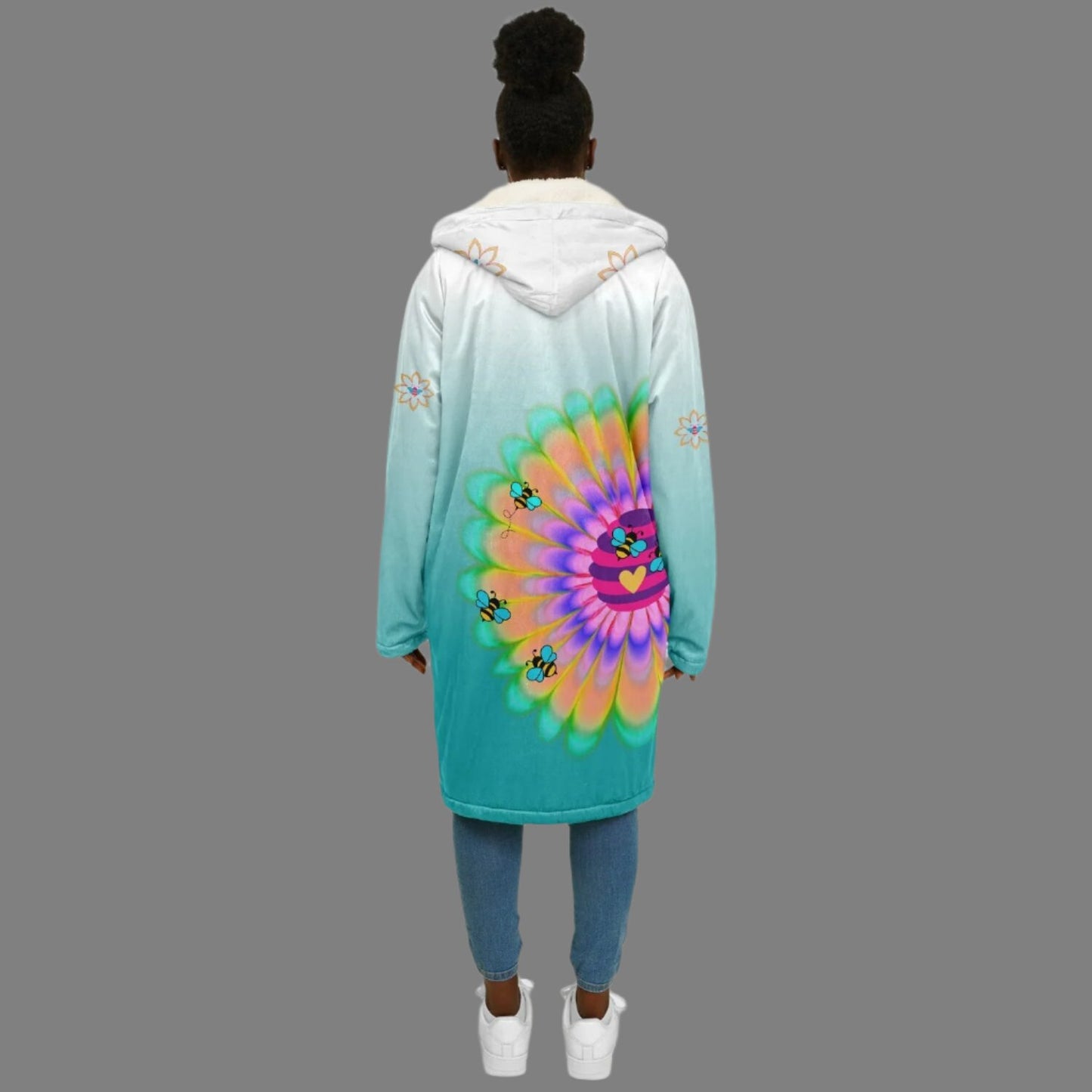 2025 - Hivetalk Gradient Fleece Zipper Cloak