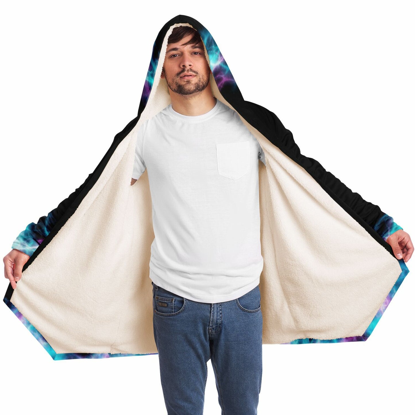 2026 -A Neon Lightning Microfleece Cloak