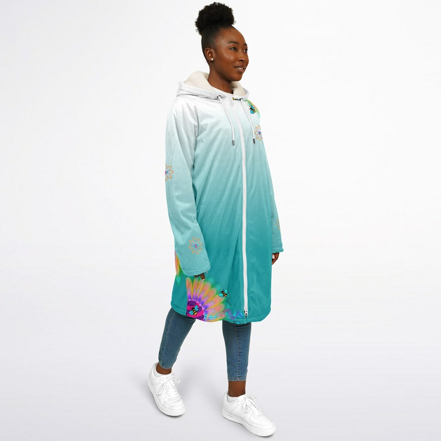 2025 - Hivetalk Gradient Fleece Zipper Cloak