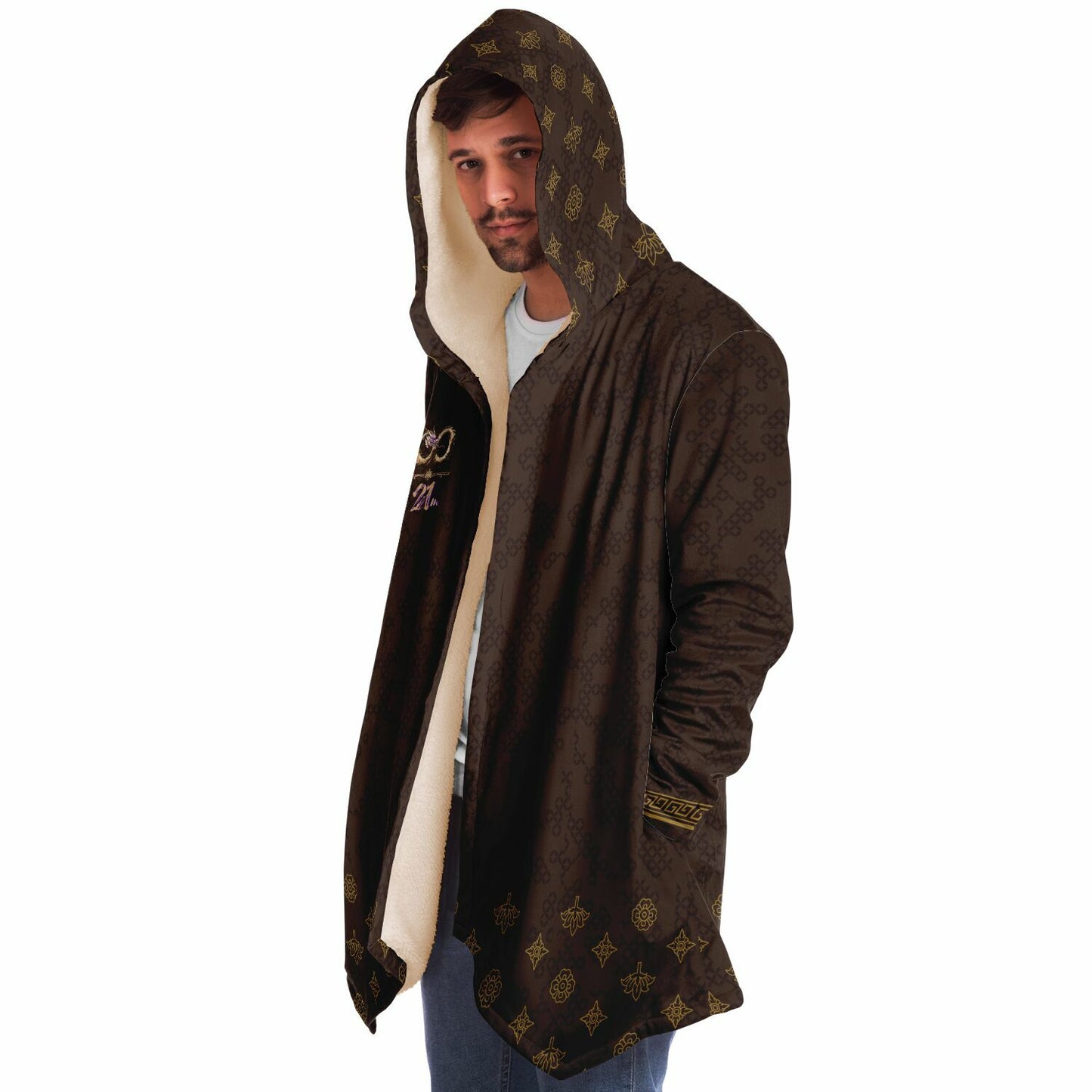 2026 - Brown Infinity Dragon  - Microfleece Cloak