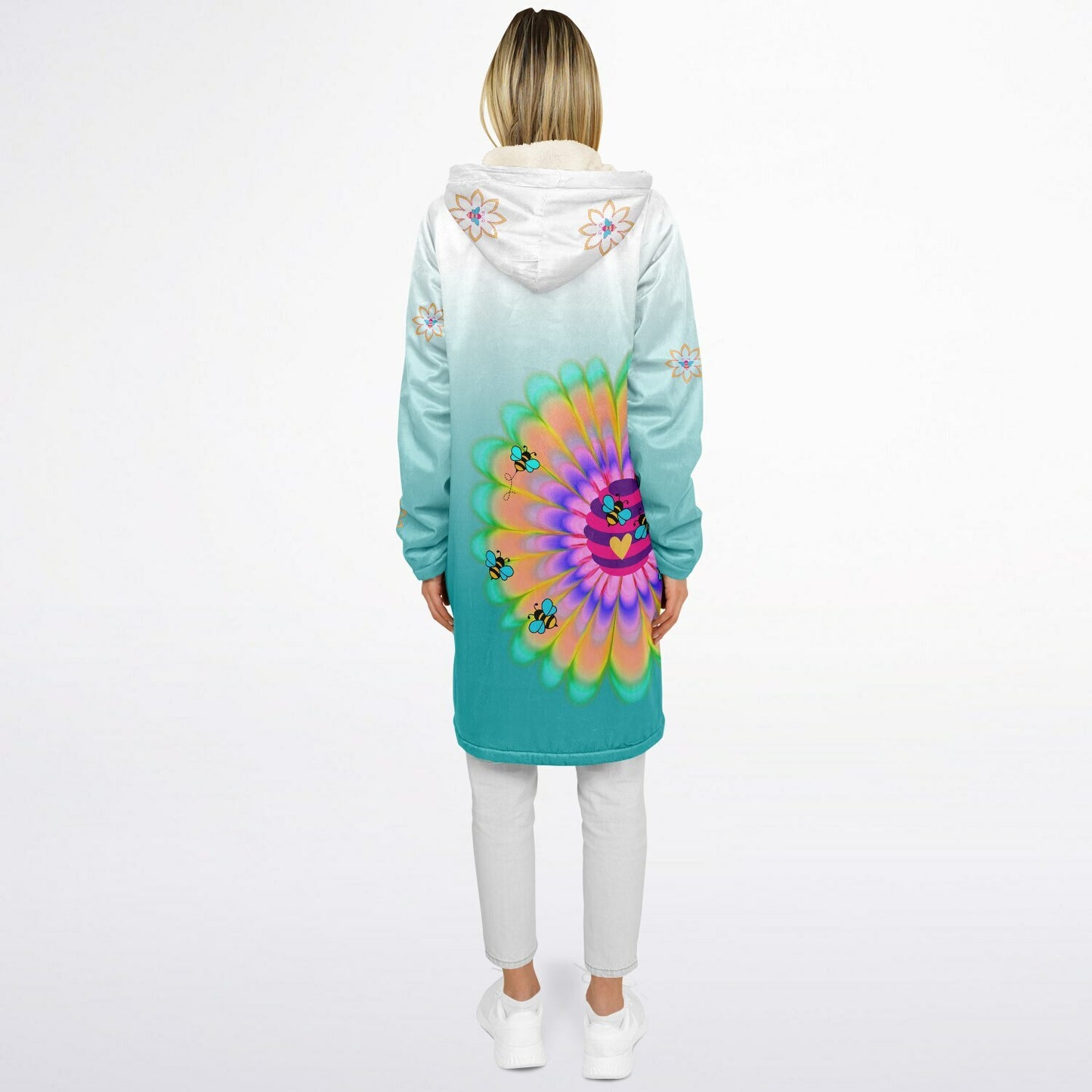 2025 - Hivetalk Gradient Fleece Zipper Cloak