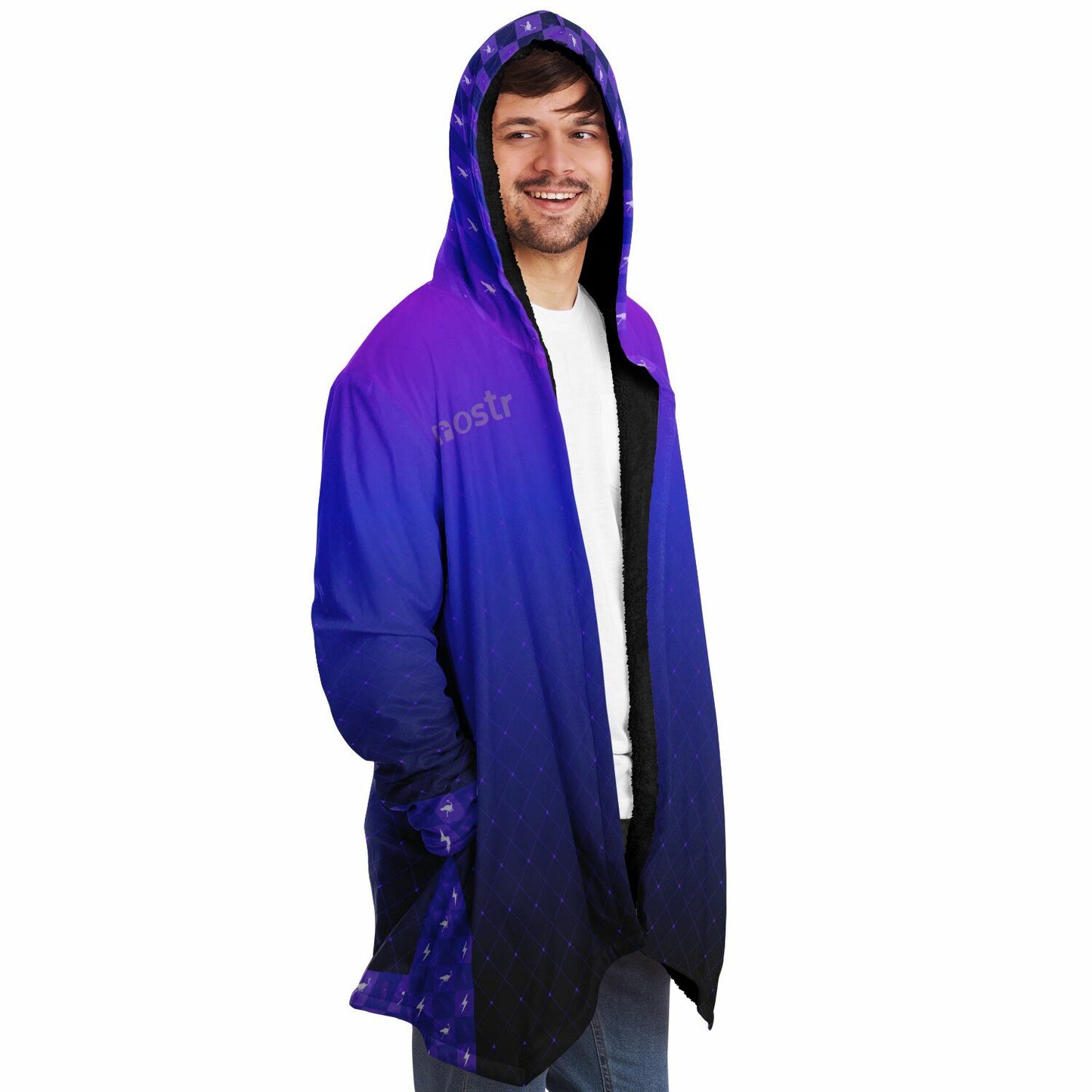 2026 - Dark Nostr Microfleece Cloak - AOP